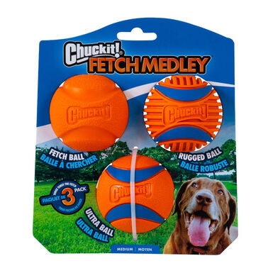 Chuck It! Fetch Medley Conjunto de Bolas para cães